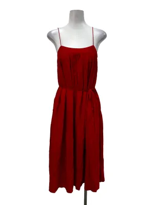 Ruby Red Sleeveless Tent A-Line Dress OSN