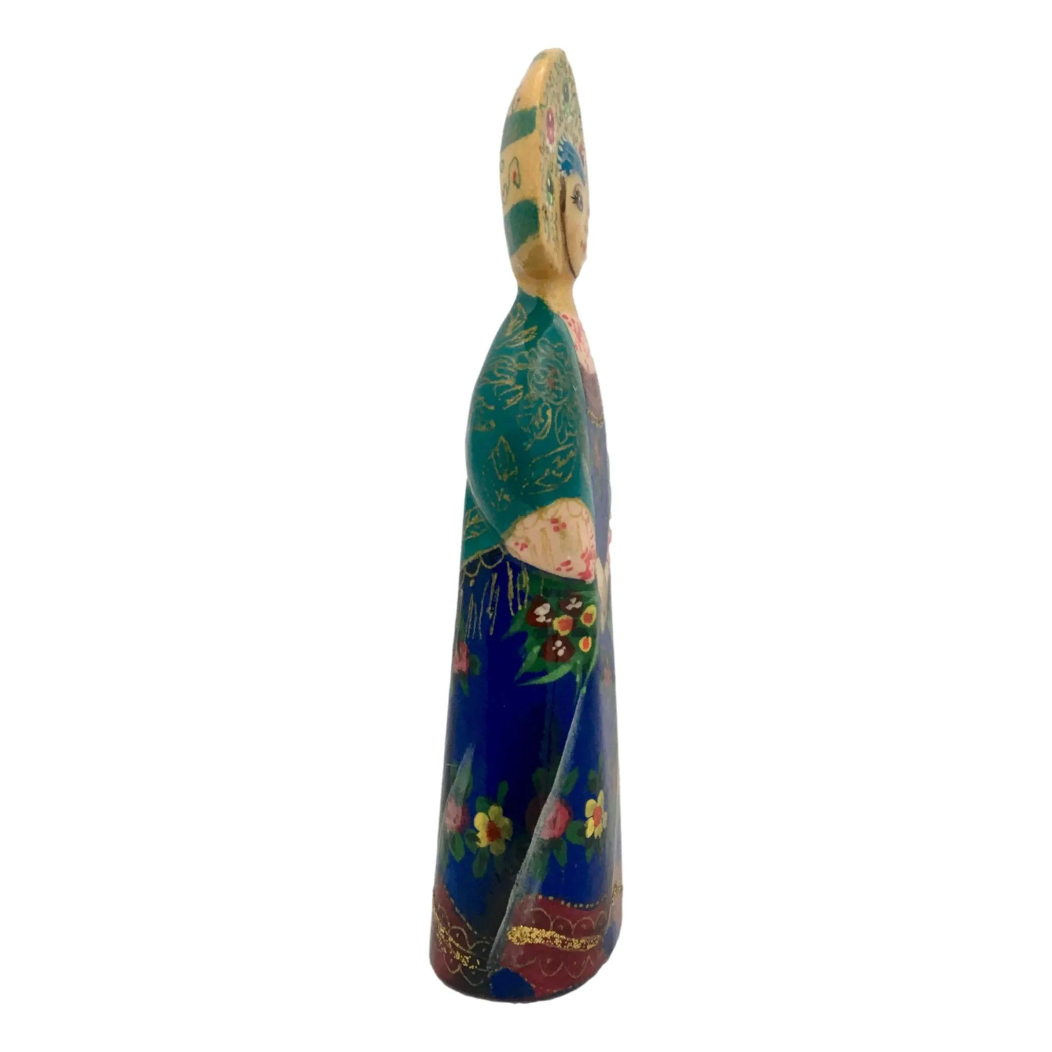 Russian Doll with Flowers Christmas Ornament