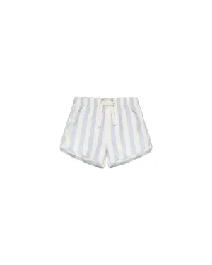 RYLEE   CRU- Blue Stripe Swim Trunks