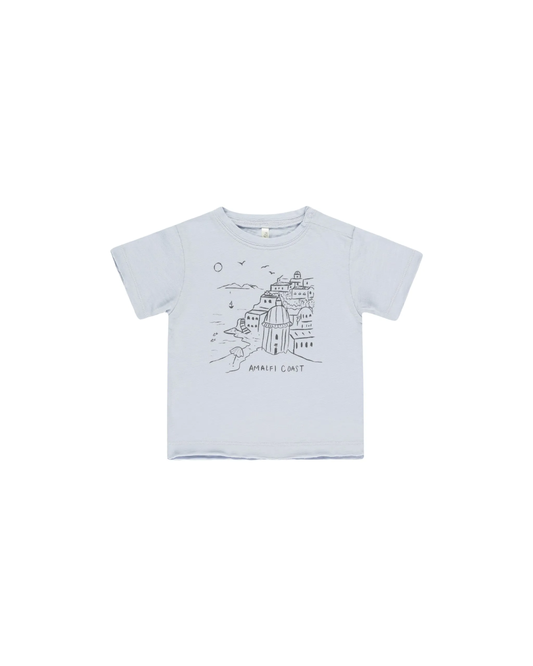 RYLEE   CRU Raw Edge Tee || Amalfi Coast