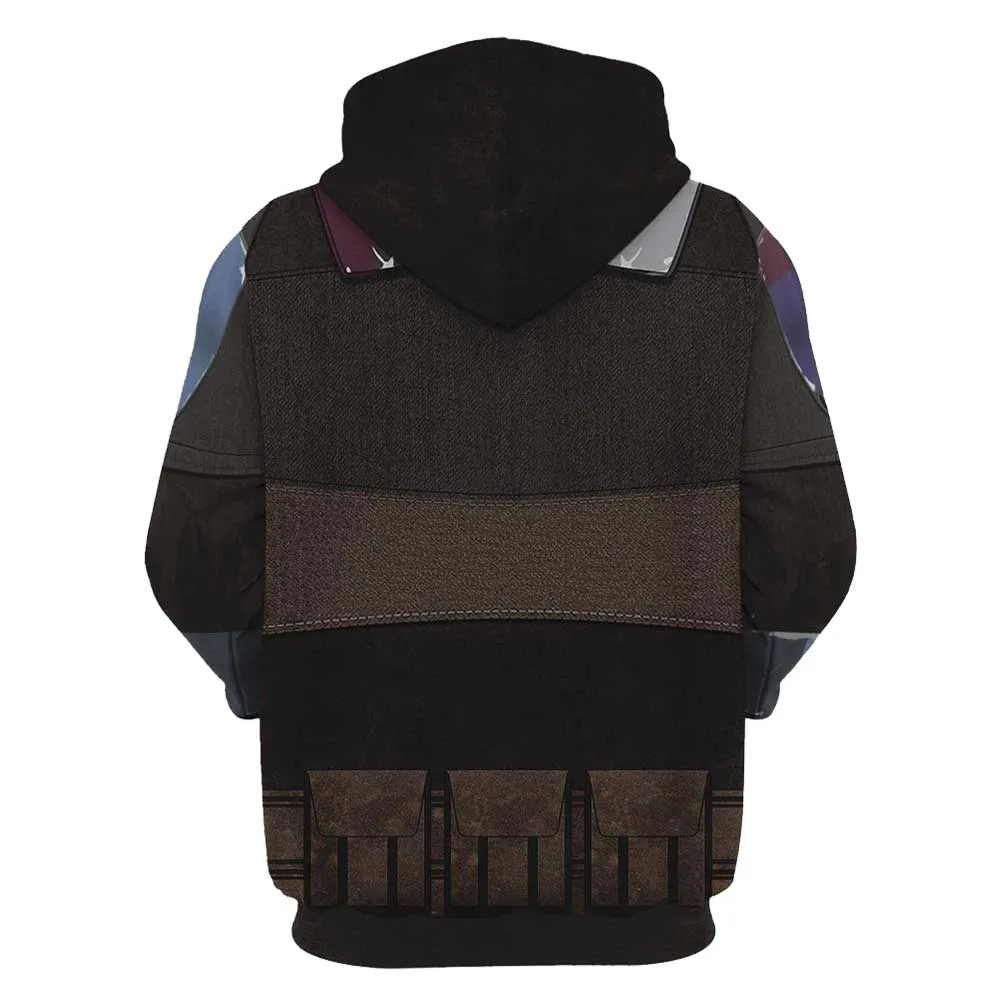 Sabine Wren Adult Pullover Hoodie 3D Printed Hooded Sweatshirt
