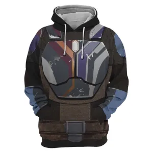 Sabine Wren Adult Pullover Hoodie 3D Printed Hooded Sweatshirt