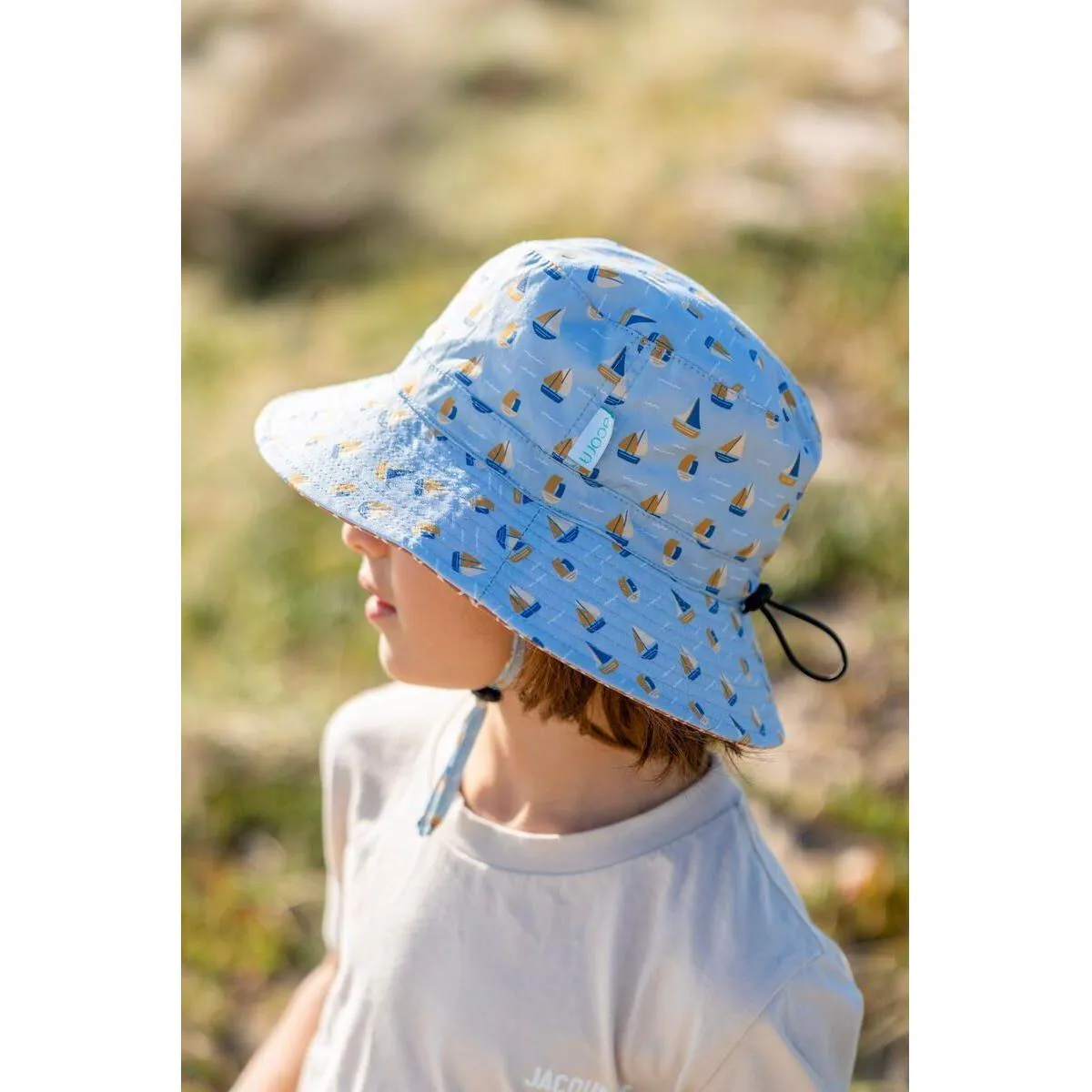 Sail the Bay Wide Brim Bucket Hat