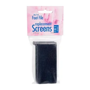 Salon & Spa New York Foot File Replacement Screen Fine 20pk