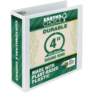 Samsill Earth's Choice Biobased USDA Certified 4" View Binder