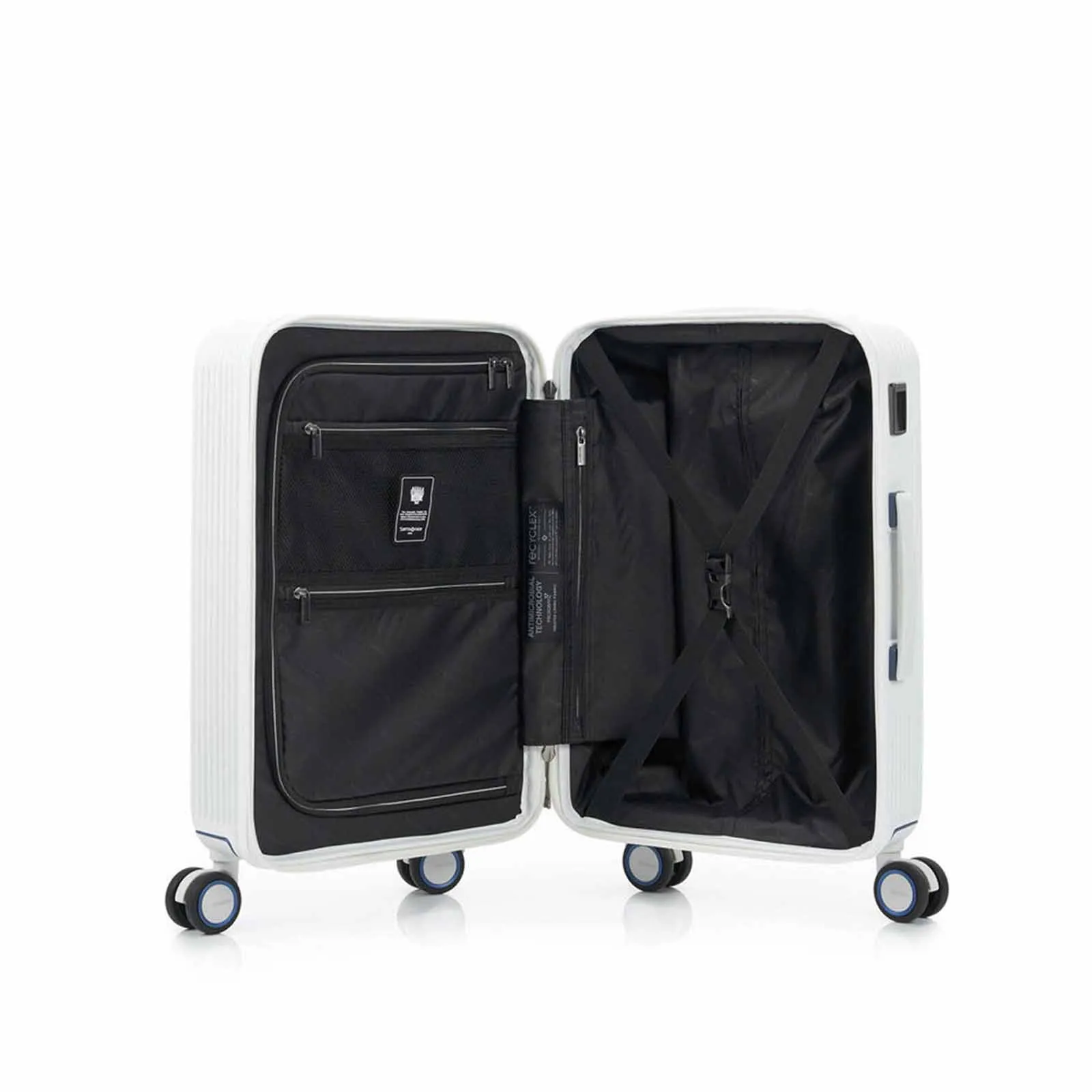 Samsonite Beamix 55cm Front Pocket Suitcase White