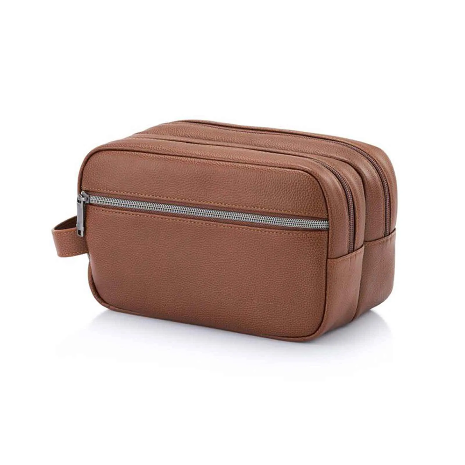 Samsonite Classic Leather Toiletry Kit Cognac