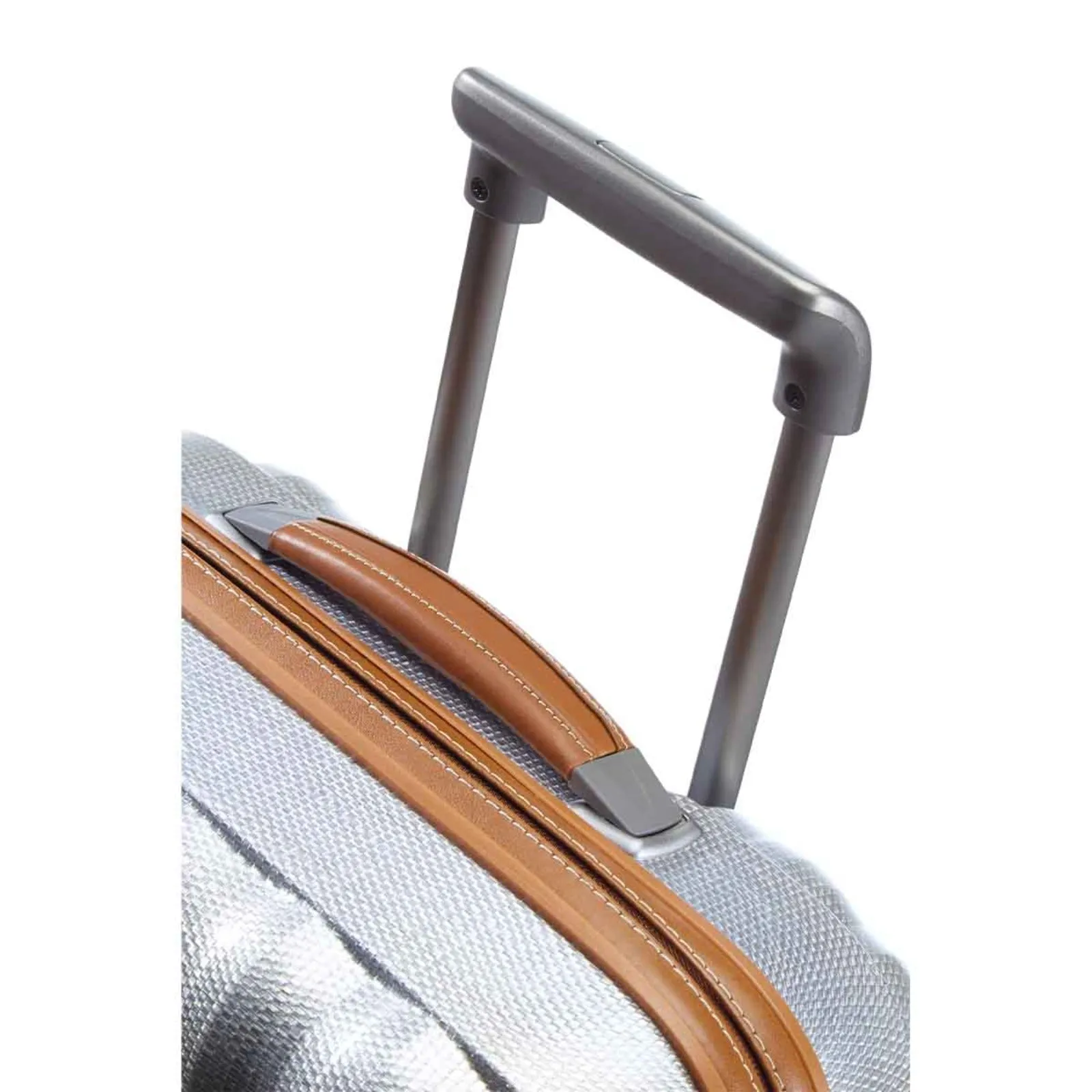 Samsonite Lite-Cube Deluxe 55cm Suitcase Aluminium