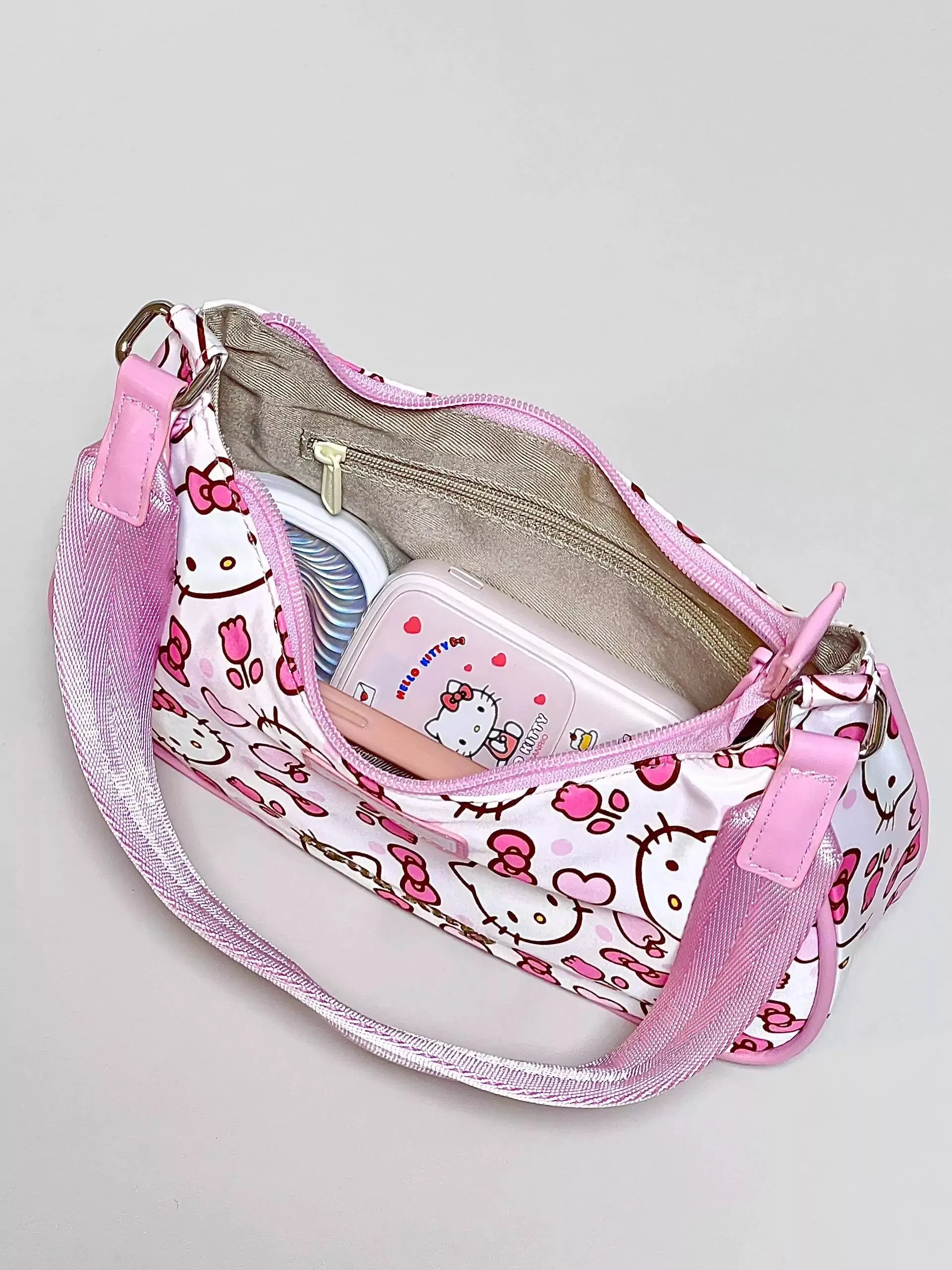 Sanrio Y2K Nylon Shoulder Bag With Gift Box