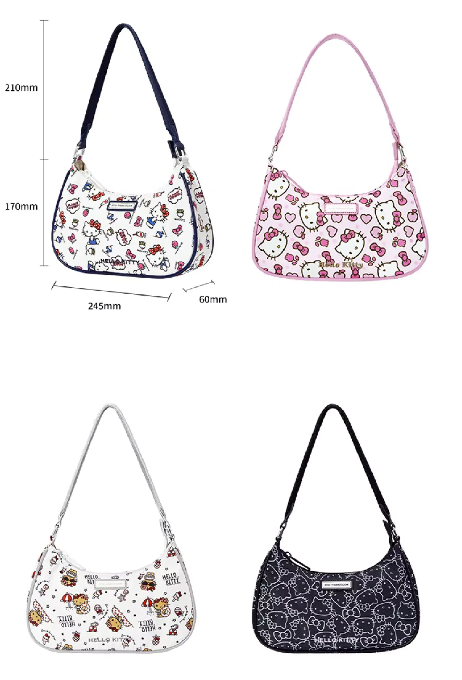 Sanrio Y2K Nylon Shoulder Bag With Gift Box