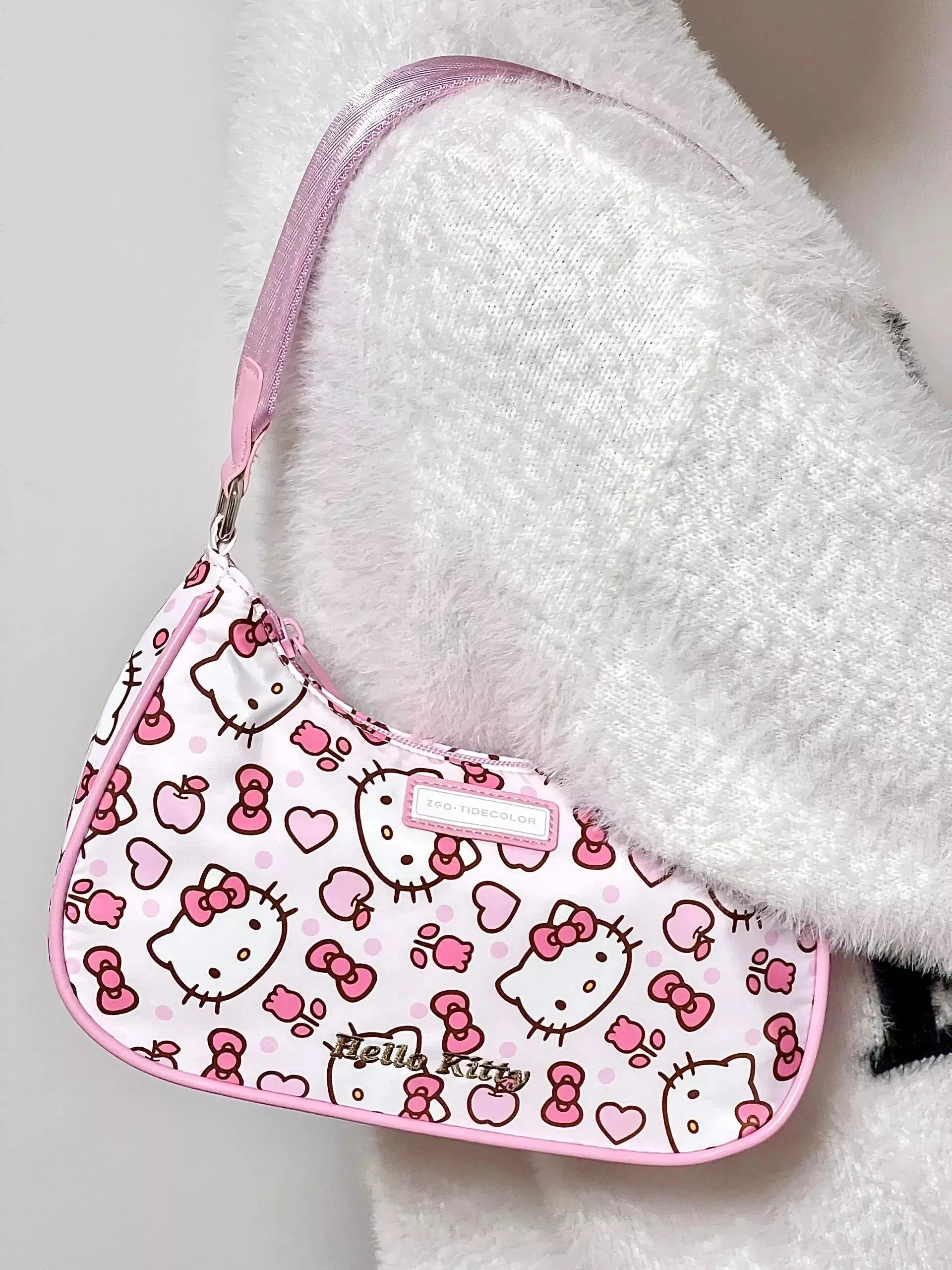 Sanrio Y2K Nylon Shoulder Bag With Gift Box