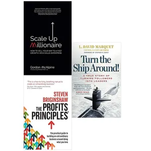 Scale Up Millionaire,The Profits Principles,Turn The Ship Around 3 Books Set