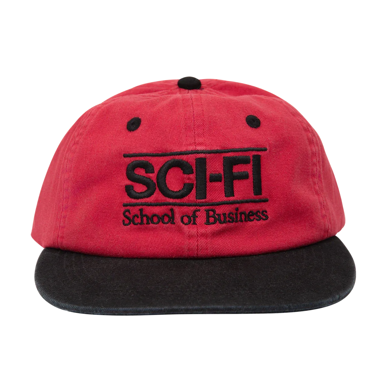 Sci-Fi Fantasy School Of Business Cap - Red / Black