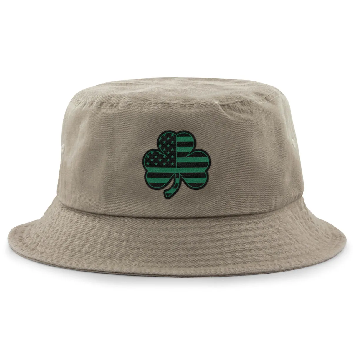 Shamrock Stars & Stripes Tonal Bucket Hat