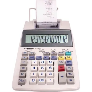 Sharp EL-1750V 12 Digit Printing Calculator