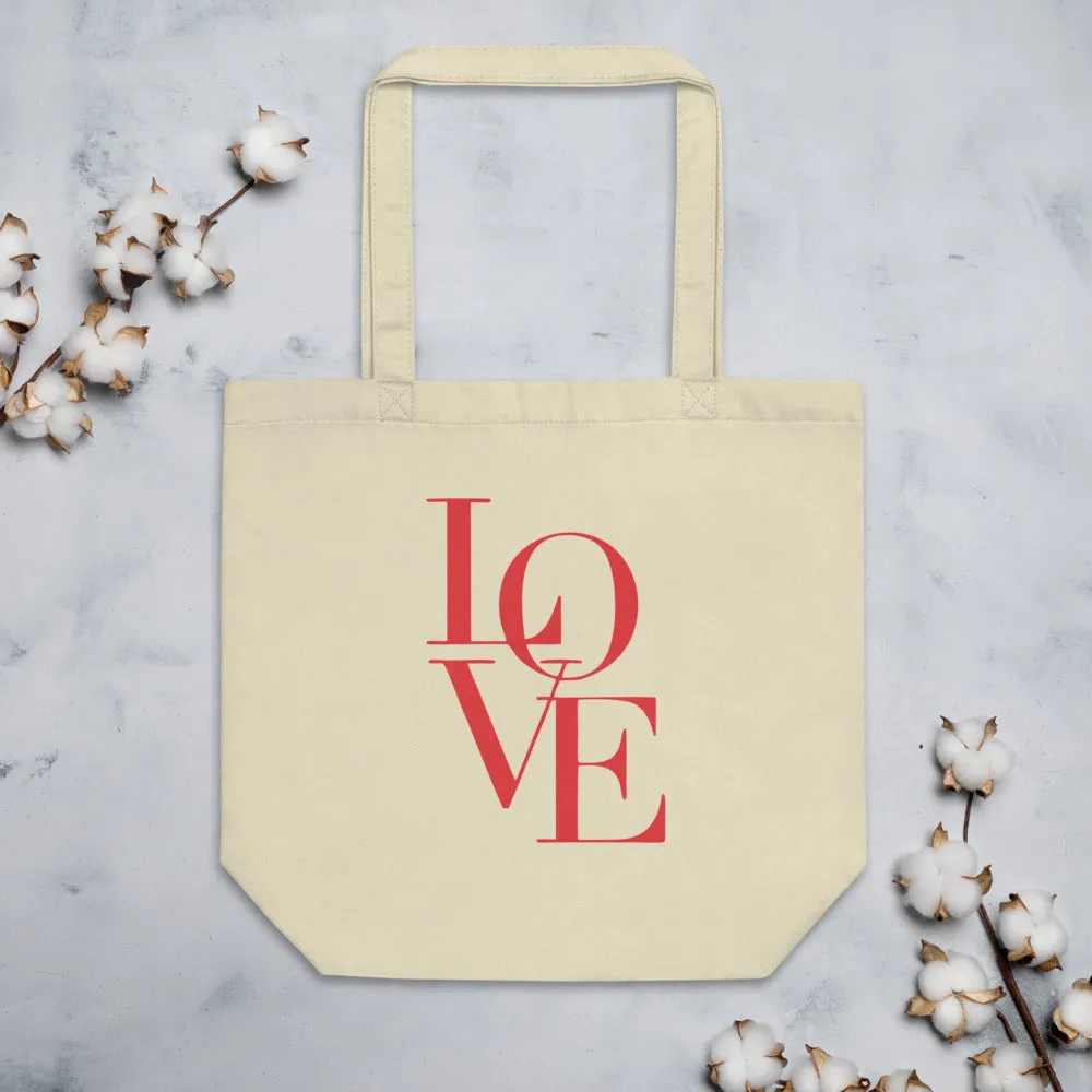 Shop LOVE Tote Bag - Share What You Want To Receive.