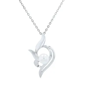Silver Mikimoto Pearl Pendant