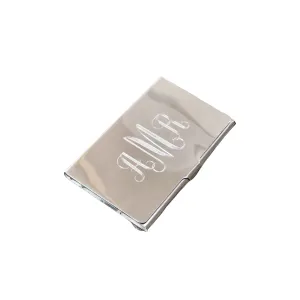 Silver Polish Business Card Case