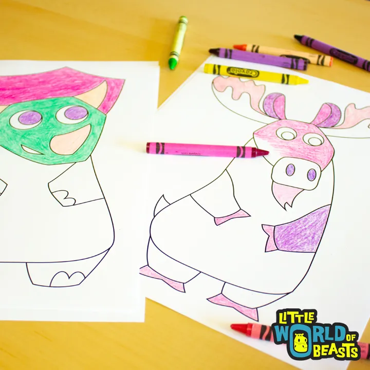 Simple Line Art - 24 Downloadable Coloring Pages