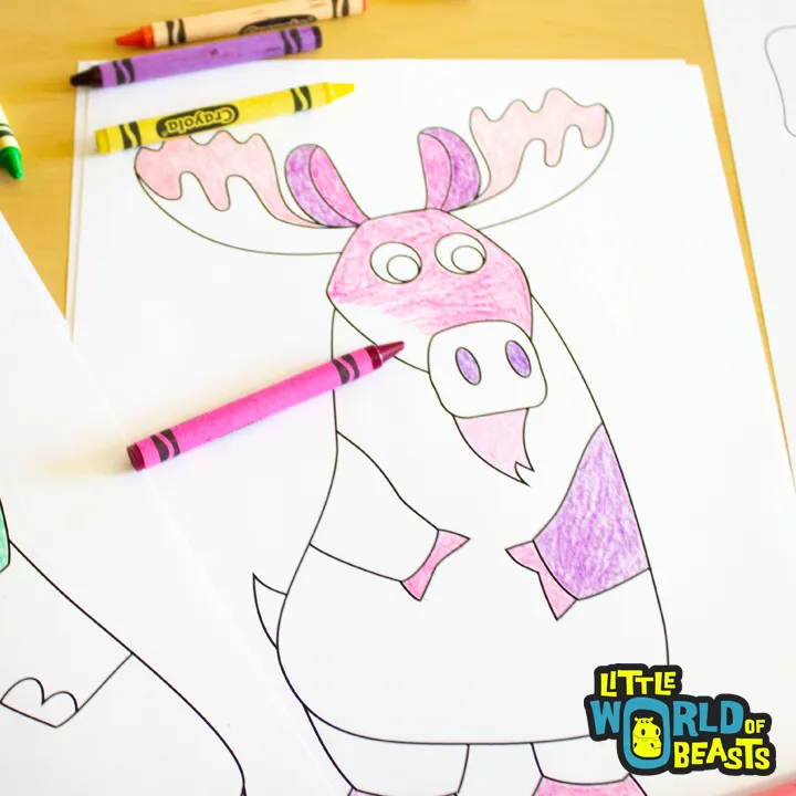 Simple Line Art - 24 Downloadable Coloring Pages
