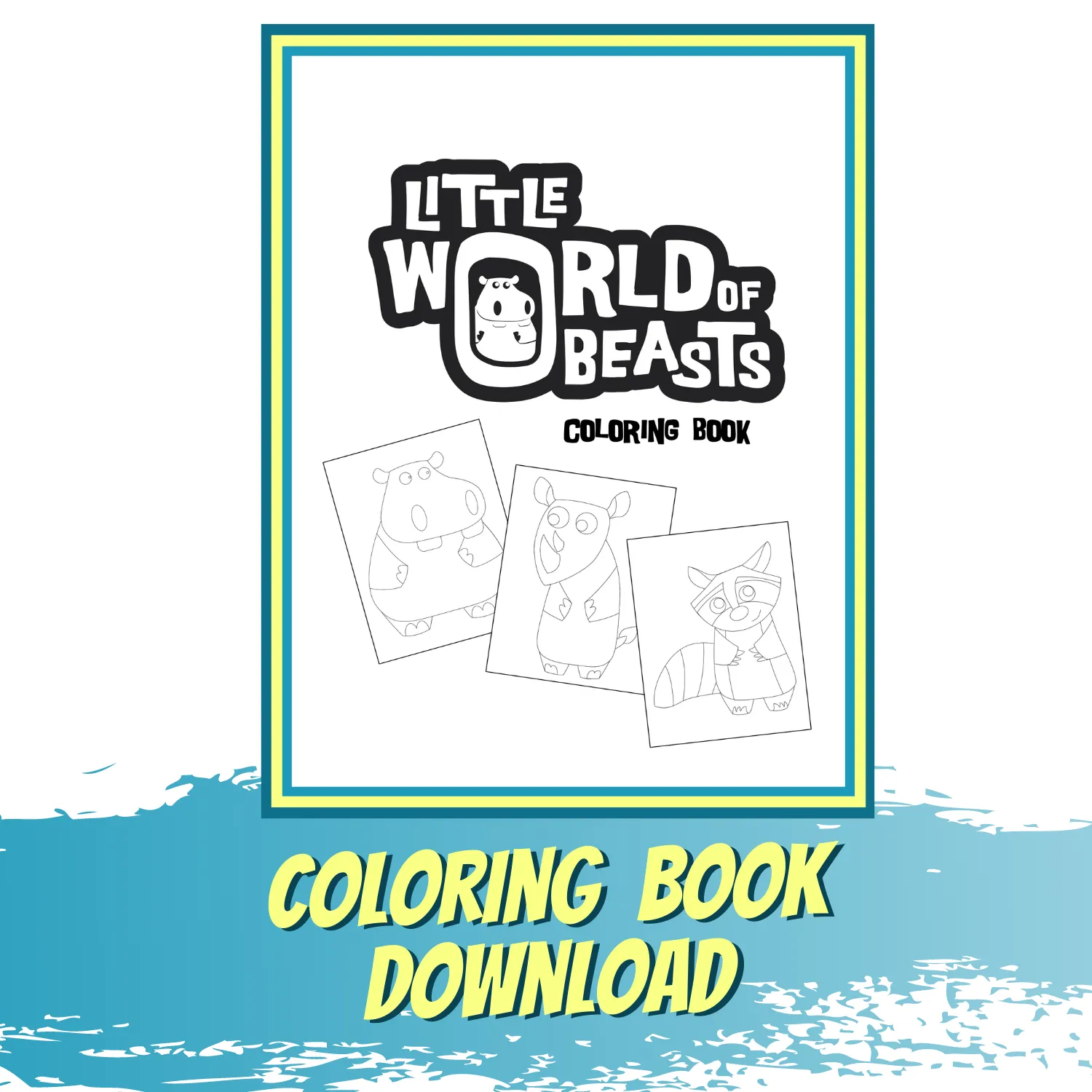 Simple Line Art - 24 Downloadable Coloring Pages