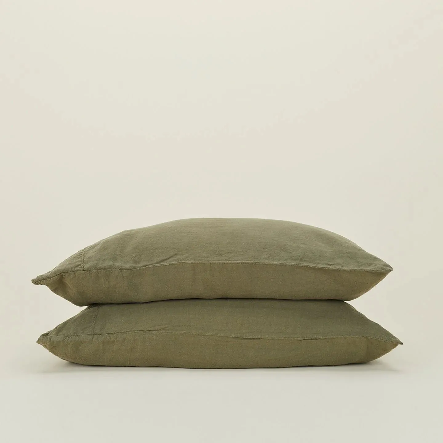 Simple Linen Pillowcases - King Pair
