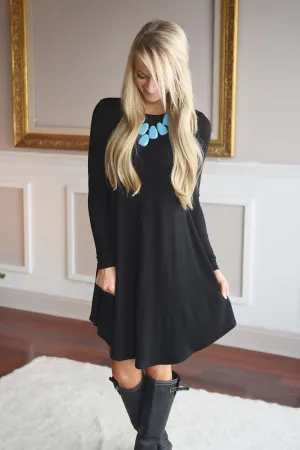 Simple Pleasures Dress ~ Black