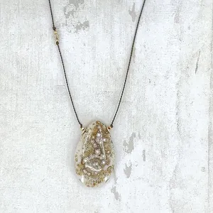 Simple Silk Necklace Ocean Jasper Nbr 2