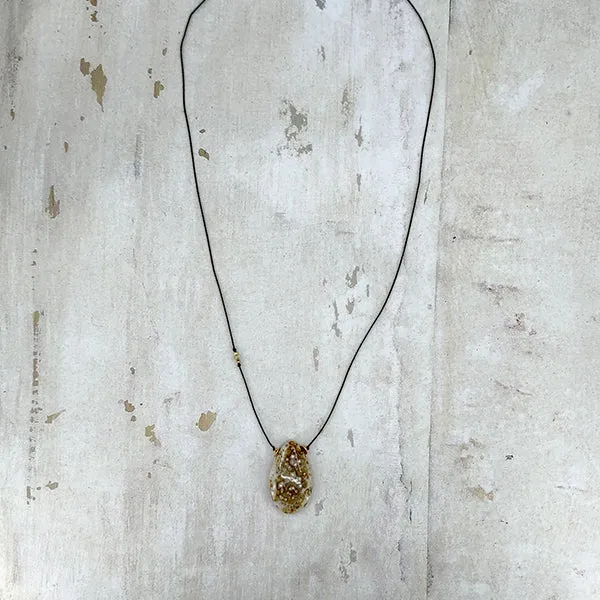 Simple Silk Necklace Ocean Jasper Nbr 2