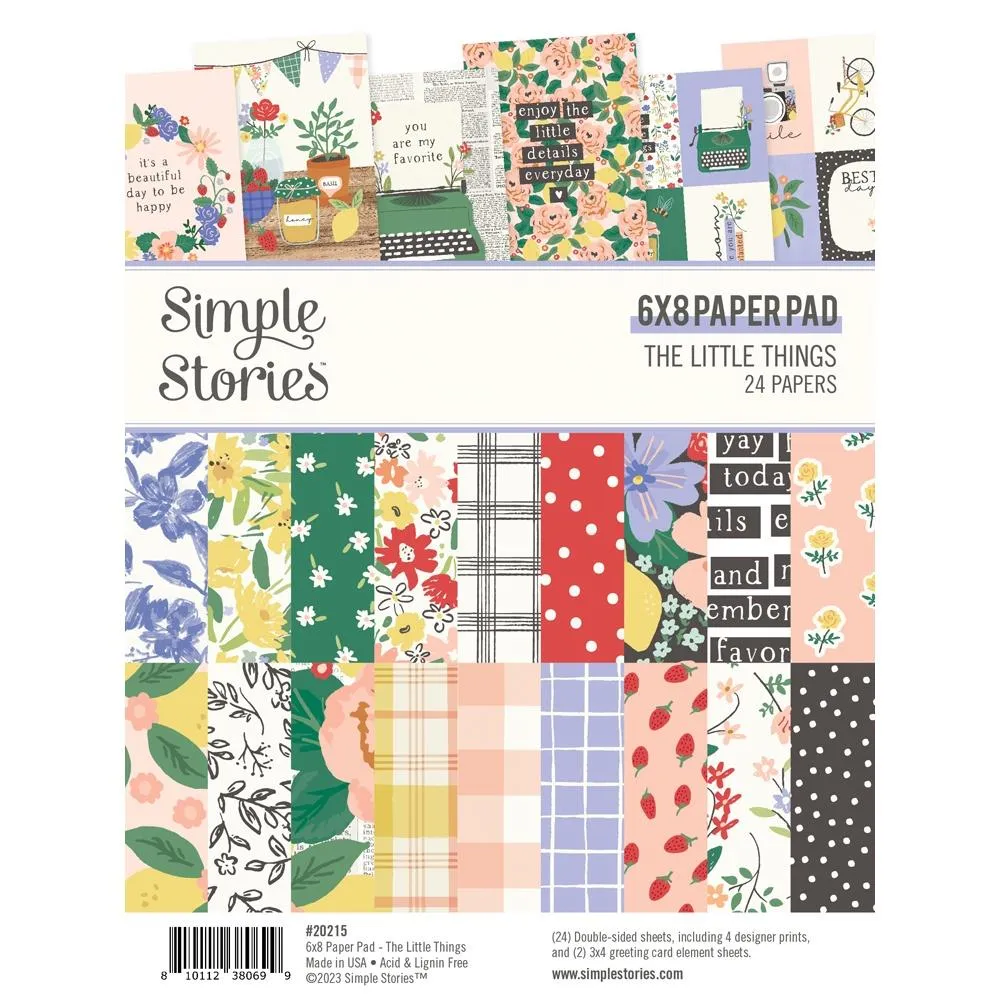 Simple Stories 6x8 Paper Pad  [Collection] - The Little Things