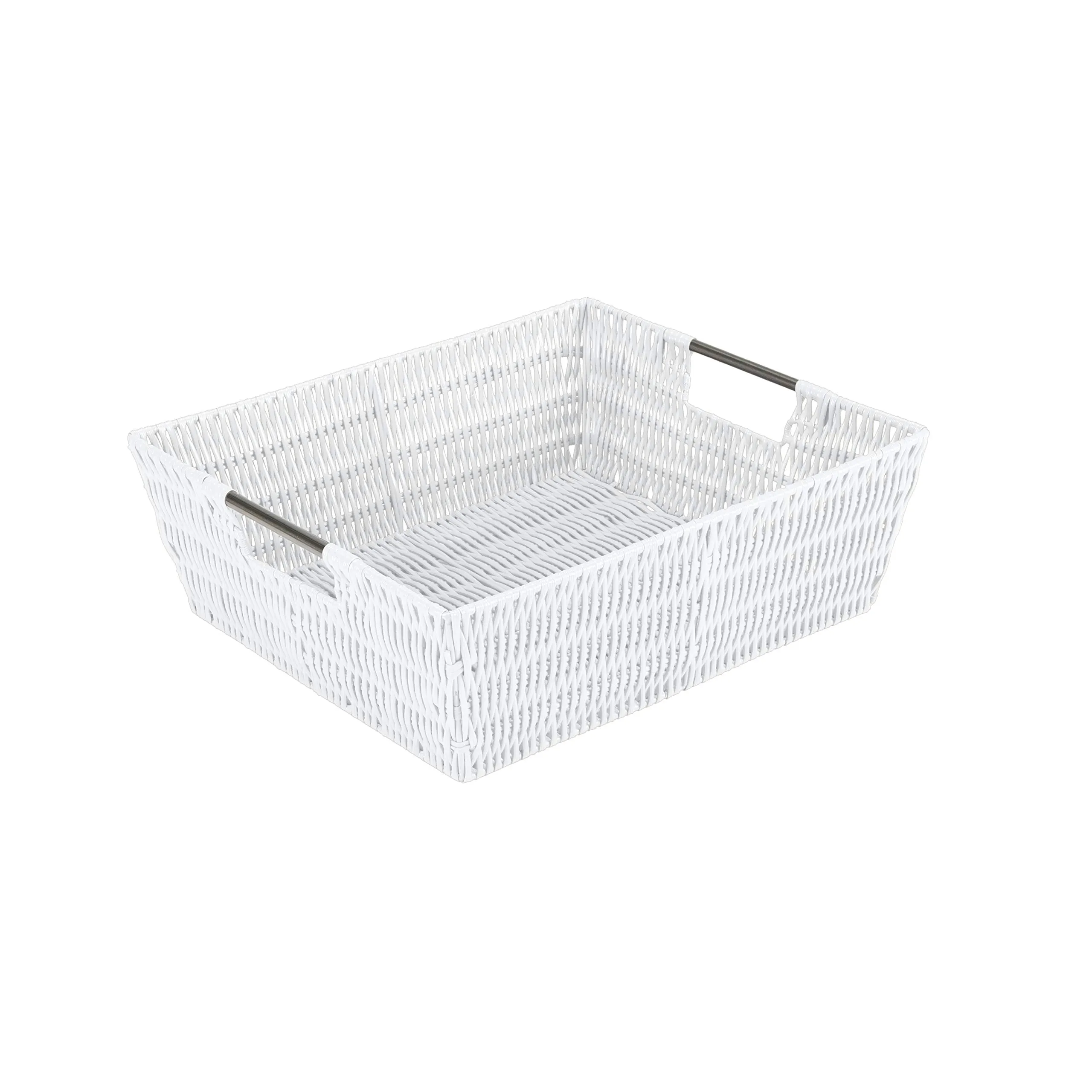 Simplify 15"x13"x5" Shelf Storage Woven Handles Nursery Playroom