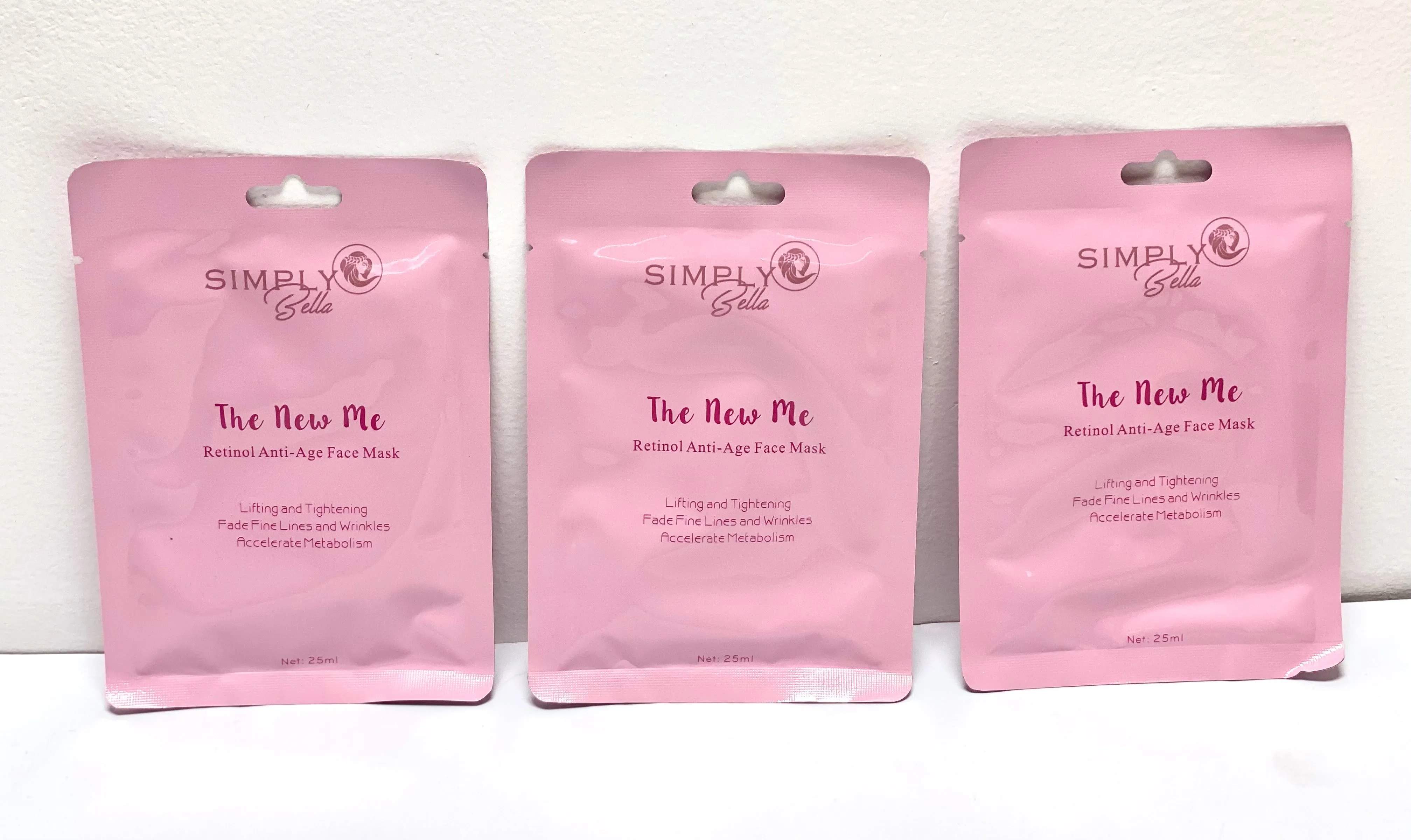 SIMPLY BELLA "THE NEW ME"RETINOL ANTI-AGE FACE MASK