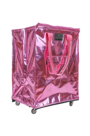 Simply Southern Rolling Tote Bag in Pink | 0224-BAG-ROLLTOTE-PINK