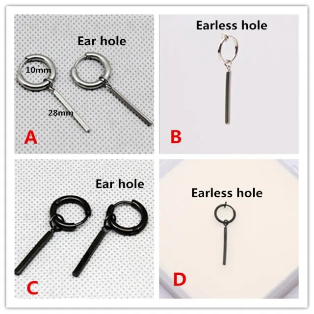 Single Viking Earrings, Stainless Steel, many styles