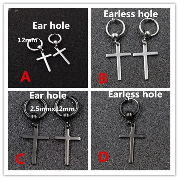 Single Viking Earrings, Stainless Steel, many styles