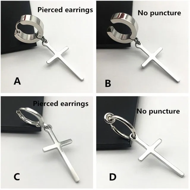 Single Viking Earrings, Stainless Steel, many styles
