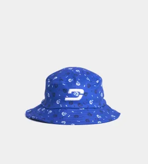 SKULLZ BUCKET HAT - BLUE