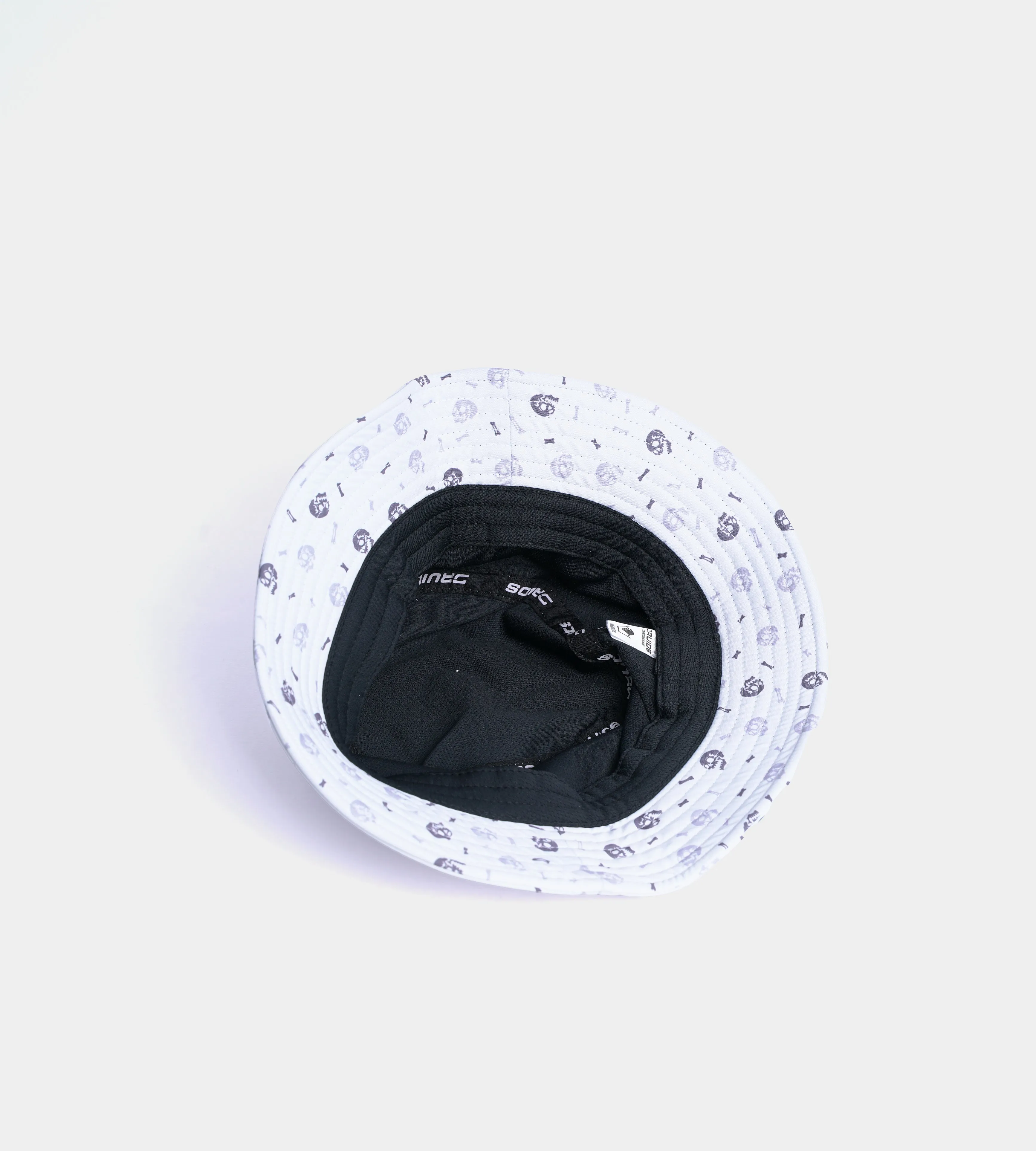 SKULLZ BUCKET HAT - WHITE