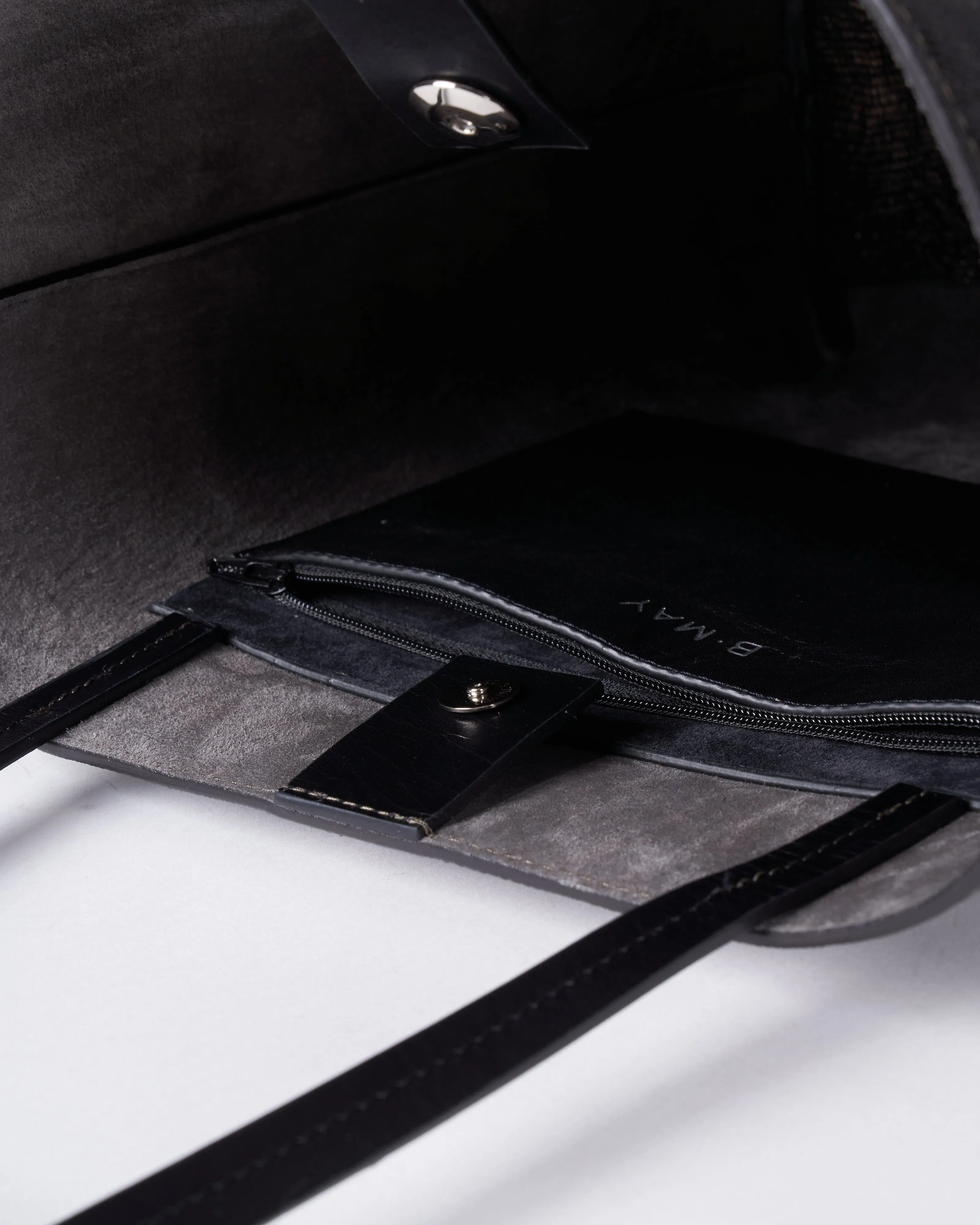small essential tote - metal embossed lizard