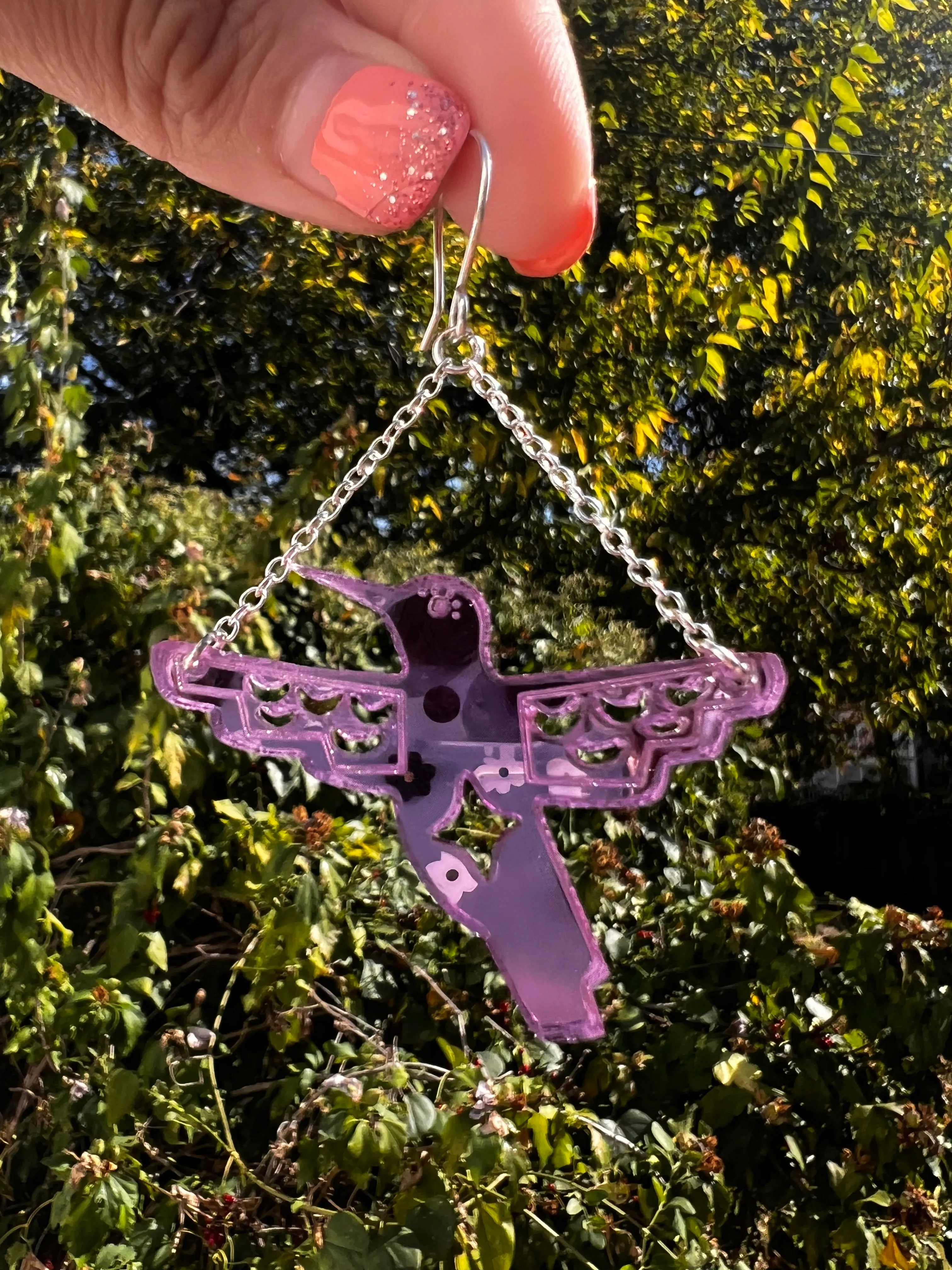 Small Lavender humming bird