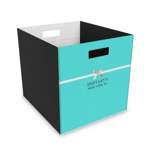 Sniffany's Faux-Designer Pet Toy Felt Storage Box