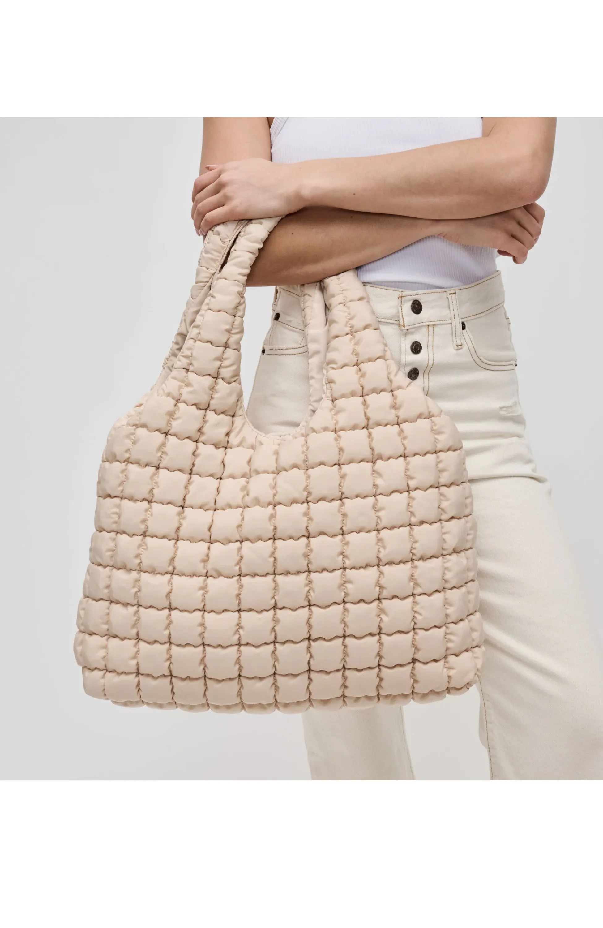 Sol & Selene - Elevate Quilted Nylon Hobo
