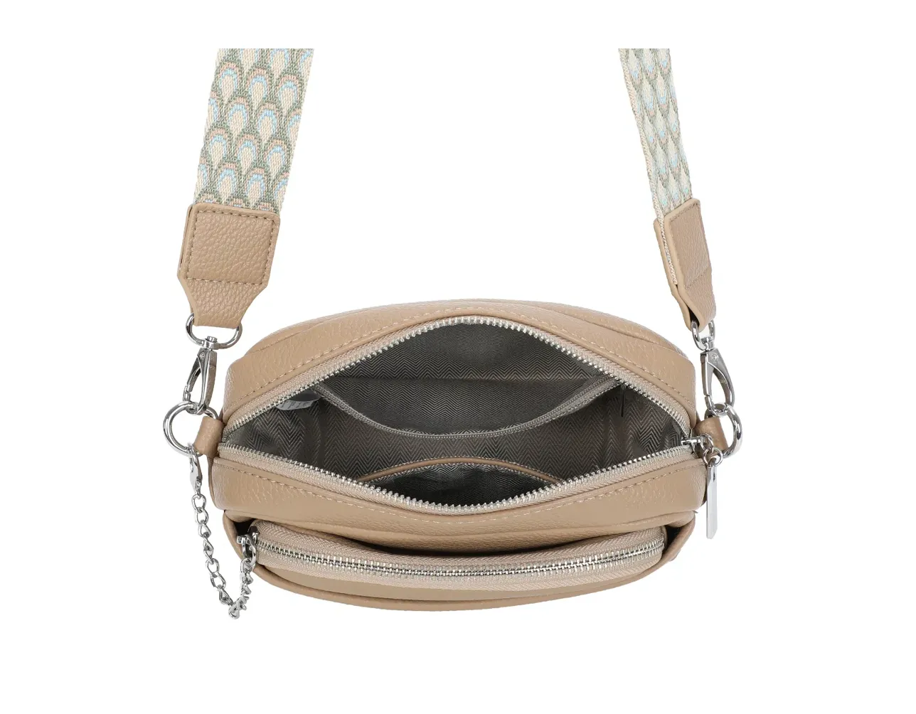 Sophia Beige Crossbody Bag