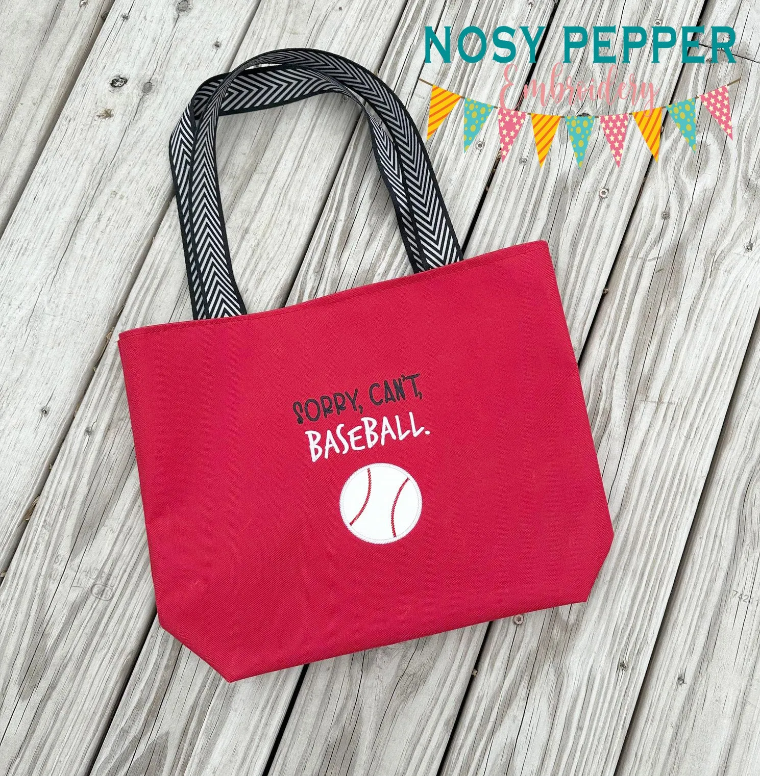 Sorry, Can't, Baseball Appliqué machine embroidery design (5 sizes included) DIGITAL DOWNLOAD
