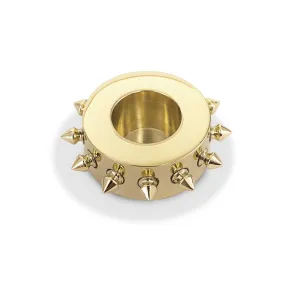 Spike Brass Candleholder