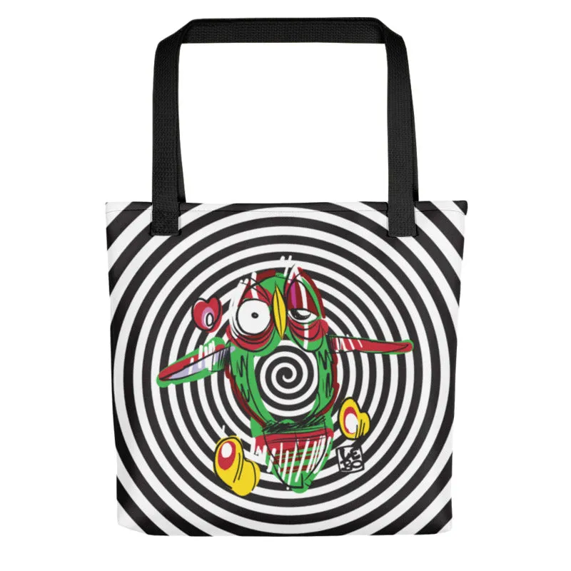 Spiraling Owl (V1) – Lebo Tote bag