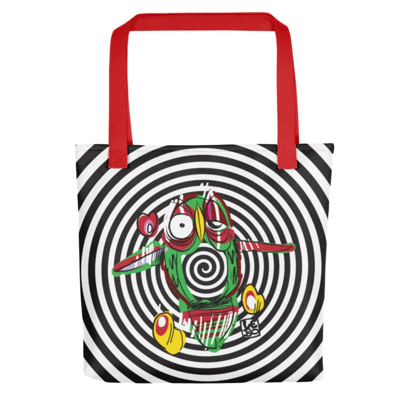 Spiraling Owl (V1) – Lebo Tote bag