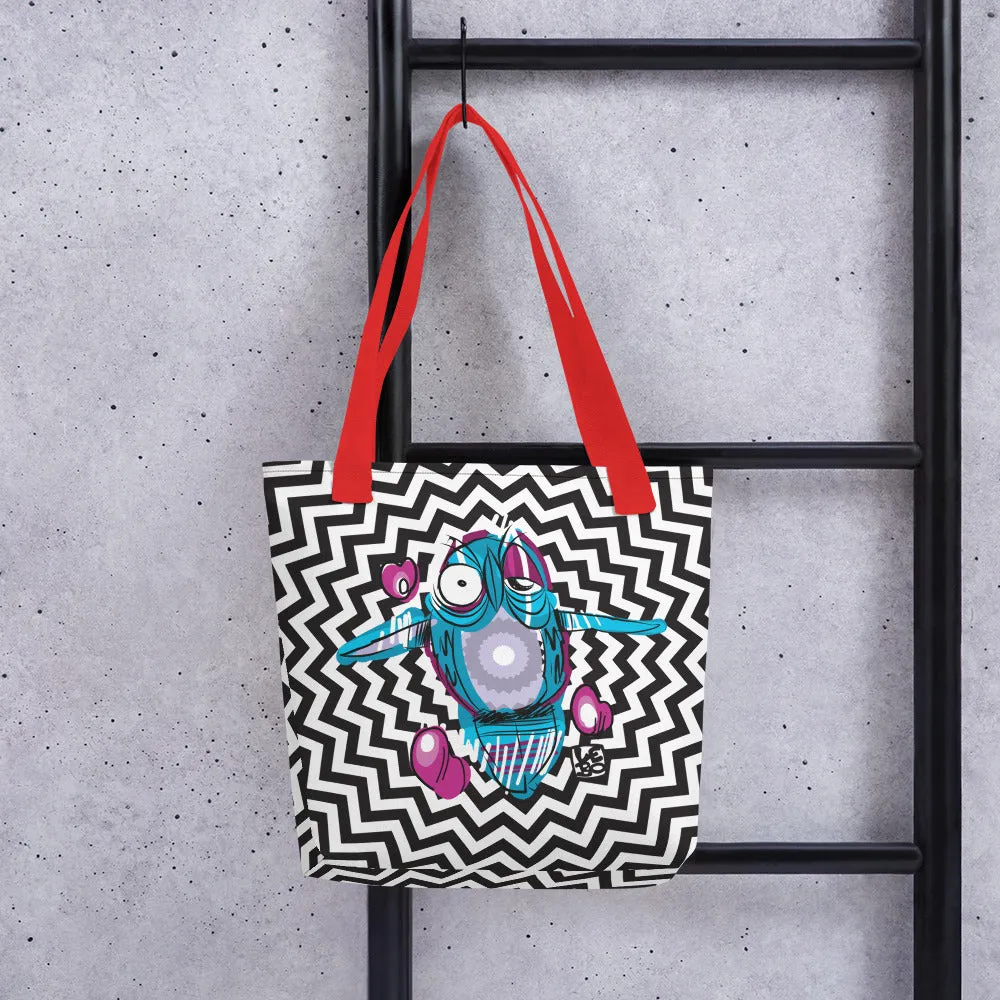 Spiraling Owl (V3) – Lebo Tote bag