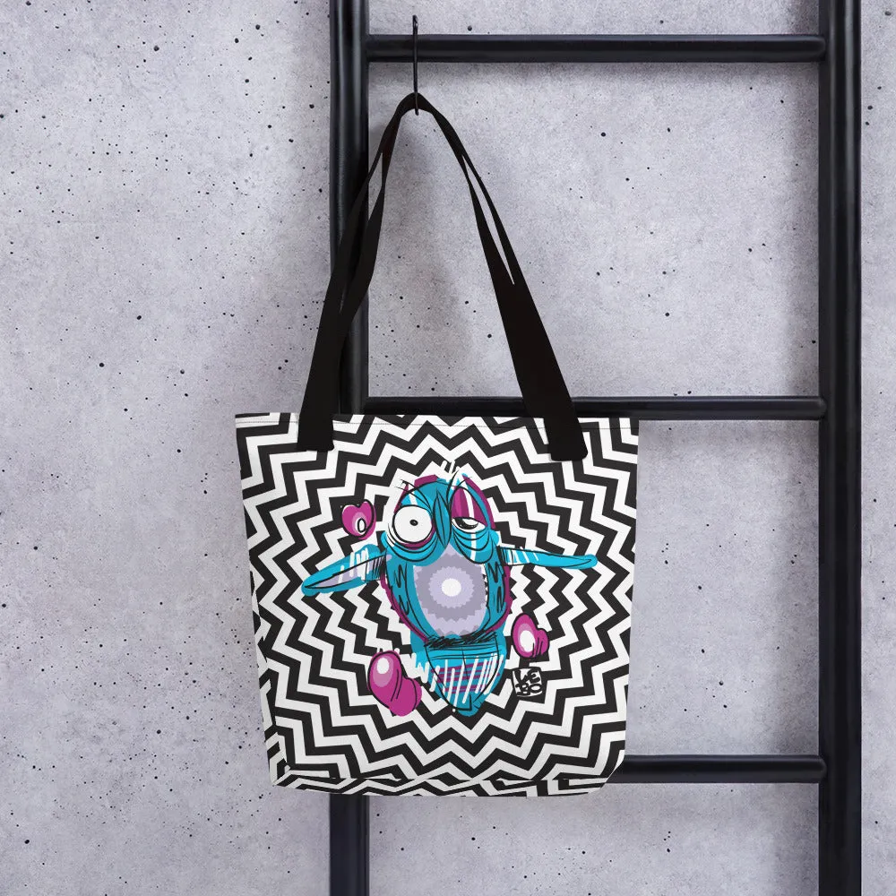 Spiraling Owl (V3) – Lebo Tote bag