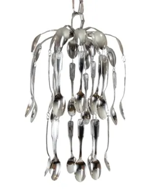 Spoondelier Two Tier Spoon Chandelier